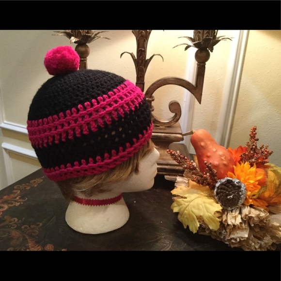 Hand Crafted Accessories - Beanie hat with Pom Pom